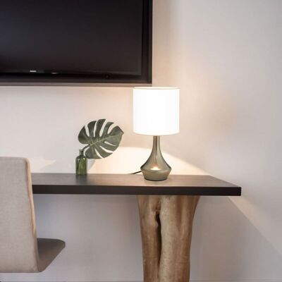 VIDAXL Lampade Da Tavolo 2 Pz Pulsanti Touch Bianche E14 - VIDAXL Lampade Da Tavolo 2 Pz Pulsanti Touch Bianche E14 -