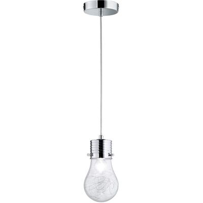 Lampada a Sospensione Vintage Cromata - Lampada a Sospensione Lampada a Sospensione Vintage Cromata - Lampada a Sospensione