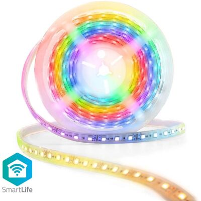 Nedis Smartlife Led Strip Wi Fi Multicolored Smd 500 M Ip65 2700 K 960 Lm Android Ios Nedis Smartlife Led Strip Wi Fi Multicolored Smd 500 M Ip65 2700 K 960 Lm Android Ios