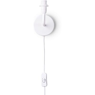 PACO HOME Lampada Parete Interni Con Interruttore Corridoio Lampada Soggiorno Cavo 3m E14 Lampada Da Parete, Bianca PACO HOME Lampada Parete Interni Con Interruttore Corridoio Lampada Soggiorno Cavo 3m E14 Lampada Da Parete, Bianca