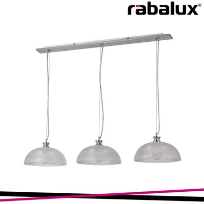 RABALUX Petrina Lampada A Sospensione Cromo Satinato E27 40w Max 3x RABALUX Petrina Lampada A Sospensione Cromo Satinato E27 40w Max 3x