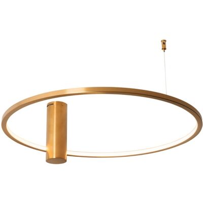 MAXLIGHT Plafoniera Led Queen Oro Spazzolato Ø60 15w MAXLIGHT Plafoniera Led Queen Oro Spazzolato Ø60 15w