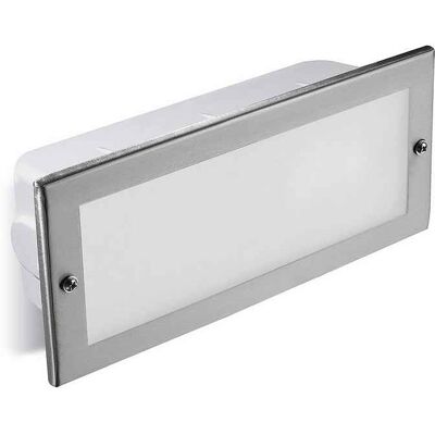 Forlight Tamesis - Luce da Parete - Acciaio Inox - 23,5cm - IP44 Forlight Tamesis - Luce da Parete - Acciaio Inox - 23,5cm - IP44