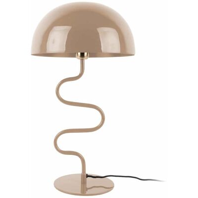 Lampada da Tavolo Twist Marrone - Present Time - Compatibile E27 Lampada da Tavolo Twist Marrone - Present Time - Compatibile E27