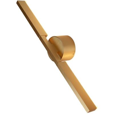 MAXLIGHT Applique Moderna Oro Doppia Barra Led 10w Merano MAXLIGHT Applique Moderna Oro Doppia Barra Led 10w Merano