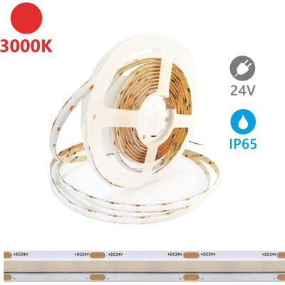 ALCAPOWER Striscia Led Sob Ip65 5m 3000k 24v 15w/m 2000lm/m Cri90: Illuminazione Lineare Professionale Ad Alta Efficienza Per Interni Ed Esterni ALCAPOWER Striscia Led Sob Ip65 5m 3000k 24v 15w/m 2000lm/m Cri90: Illuminazione Lineare Professionale Ad Alta Efficienza Per Interni Ed Esterni