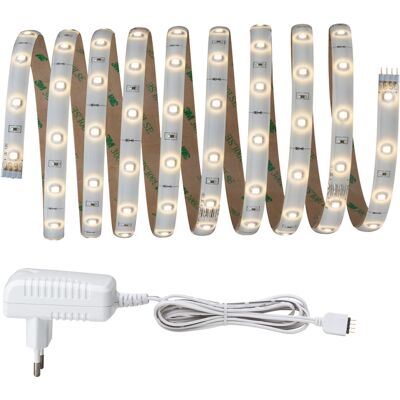 Paulmann - Basic Warm White Expanded Max.7,5m 70320 Function Yourled Set Base 3m Caldo 7,5w 230/12v 18va Bianco Plastica Integriert, 7.5 W, 300 Cm X 1,05 Cm X 0,3 Cm Paulmann - Basic Warm White Expanded Max.7,5m 70320 Function Yourled Set Base 3m Caldo 7,5w 230/12v 18va Bianco Plastica Integriert, 7.5 W, 300 Cm X 1,05 Cm X 0,3 Cm