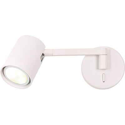 LIGHT PRESTIGE Applique Moderna Bianca Orientabile Gu10 Snow LIGHT PRESTIGE Applique Moderna Bianca Orientabile Gu10 Snow