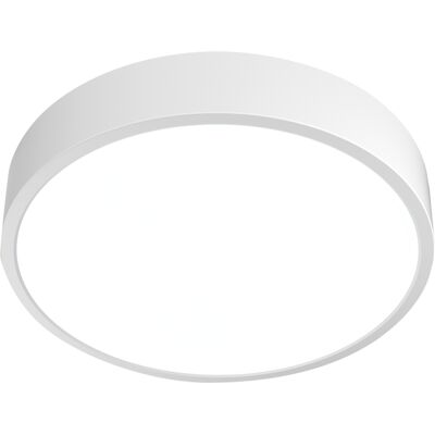 ITALUX Plafoniera Minimal Bianca 40cm Led 32w Cct Ip44 ITALUX Plafoniera Minimal Bianca 40cm Led 32w Cct Ip44