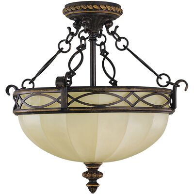 Luce da Soffitto Semi-Incastonata Walnut Drawing Room - Lampadario Luce da Soffitto Semi-Incastonata Walnut Drawing Room - Lampadario