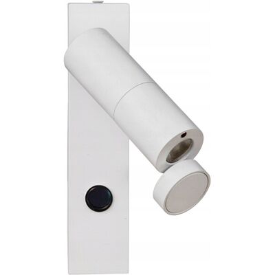 LIGHT PRESTIGE Applique Da Parete A Led Miri Bianca, Modello Prestige Lp-1507/1w Wh, Ideale Per La Lettura. LIGHT PRESTIGE Applique Da Parete A Led Miri Bianca, Modello Prestige Lp-1507/1w Wh, Ideale Per La Lettura.