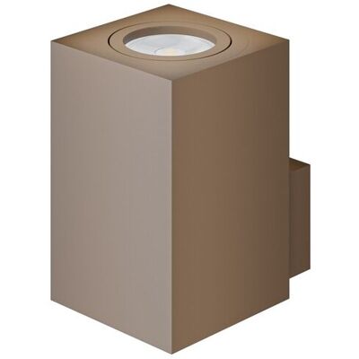 BENEITO FAURE Zio Wall Applique Led Da Parete Corten 38° Per Lampadina Gu10 50mm, Design Moderno Quadrato Per Illuminazione D'Interni - Beneito & Faure BENEITO FAURE Zio Wall Applique Led Da Parete Corten 38° Per Lampadina Gu10 50mm, Design Moderno Quadrato Per Illuminazione D'Interni - Beneito & Faure