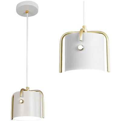 Lampada a Sospensione Bianca Elegante Toolight - Lampada a Soffitto Lampada a Sospensione Bianca Elegante Toolight - Lampada a Soffitto