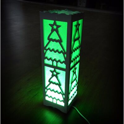R & G Lampada Da Tavolo Atmosfera Fantasia Albero Natale Verde Interruttore Alto 220v R & G Lampada Da Tavolo Atmosfera Fantasia Albero Natale Verde Interruttore Alto 220v