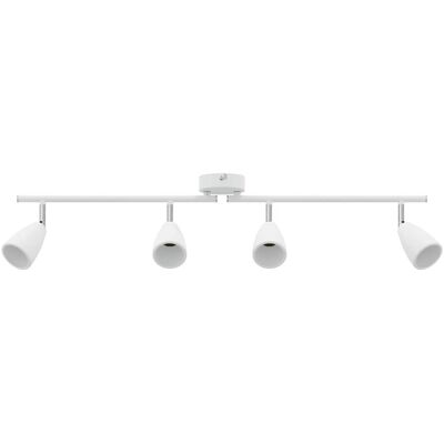 HELLOSHOP26 Faretto Da Soffitto Moderno Orientabile 25,5 X 8 X 16 Cm In Metallo Bianco 020058321 HELLOSHOP26 Faretto Da Soffitto Moderno Orientabile 25,5 X 8 X 16 Cm In Metallo Bianco 020058321
