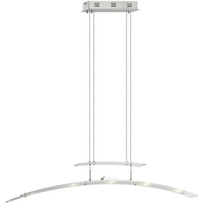 ITALUX Lampada A Sospensione Louna Led 25w 3000k Cromo ITALUX Lampada A Sospensione Louna Led 25w 3000k Cromo