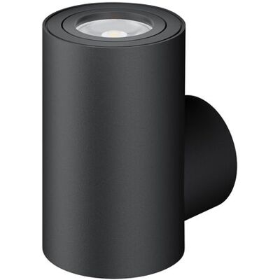 BENEITO FAURE One Wall Gu10 38º Applique A Led Da Parete Cilindrica, Finitura Nero Opaco, Design Moderno Per Illuminazione Interni - Beneito & Faure BENEITO FAURE One Wall Gu10 38º Applique A Led Da Parete Cilindrica, Finitura Nero Opaco, Design Moderno Per Illuminazione Interni - Beneito & Faure