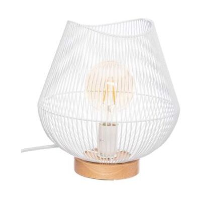 ATMOSPHERA Lampada Da Tavolo Jena D.26xh28cm Bianca In Metall ATMOSPHERA Lampada Da Tavolo Jena D.26xh28cm Bianca In Metall