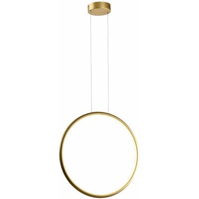 Reality Lampada A Sospensione Moderna Oro Anello Ø43 Led 24w Reality Lampada A Sospensione Moderna Oro Anello Ø43 Led 24w