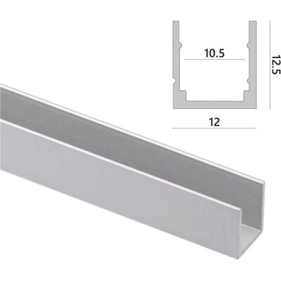 ALCAPOWER Profilo In Alluminio Per Serie Snake Flex, Lunghezza 2 Metri, Dissipazione Termica Ottimizzata, Protezione Ip20, Dimensioni 12x12.5 Mm ALCAPOWER Profilo In Alluminio Per Serie Snake Flex, Lunghezza 2 Metri, Dissipazione Termica Ottimizzata, Protezione Ip20, Dimensioni 12x12.5 Mm