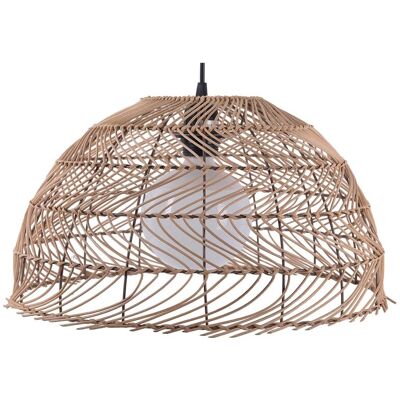 Lampada Sospensione Beliani Selenge - Stile Boho in Rattan Naturale Lampada Sospensione Beliani Selenge - Stile Boho in Rattan Naturale