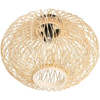 Lindby Solvira Lampada da Soffitto Rotonda in Bambù Naturale - Luce a Soffitto Lindby Solvira Lampada da Soffitto Rotonda in Bambù Naturale - Luce a Soffitto