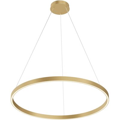 MAYTONI Lampadario Sospeso Moderno Ottone/bianco Ring Led 51w Rim MAYTONI Lampadario Sospeso Moderno Ottone/bianco Ring Led 51w Rim