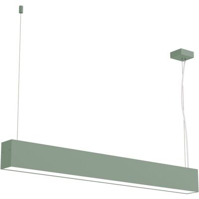 LUMICOM Linear Sospensione, Strip Led Integrata, 14.4w, 4000k, Metallo, Verde Iceberg, L60cm - LUMICOM Linear Sospensione, Strip Led Integrata, 14.4w, 4000k, Metallo, Verde Iceberg, L60cm -