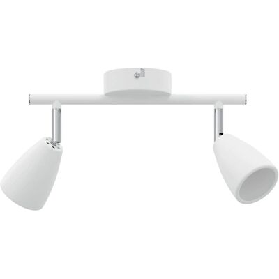 HELLOSHOP26 Faretto Da Soffitto Moderno Orientabile 25,5 X 8 X 16 Cm Illuminazione Mirata Stile Contemporaneo Metallo Bianco 020058319 HELLOSHOP26 Faretto Da Soffitto Moderno Orientabile 25,5 X 8 X 16 Cm Illuminazione Mirata Stile Contemporaneo Metallo Bianco 020058319