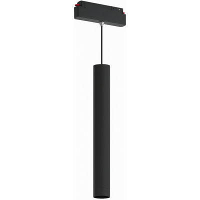 UNIVERSO Lampada Led A Sospensione Per Binario Magnetico 48v, 8w 680 Lumen, Luce Naturale 4000k O Luce Calda 3000k, Corpo Alluminio Nero, Fascio 24°, Design Moderno Per Interni - Colore Della Luce: Luce Calda UNIVERSO Lampada Led A Sospensione Per Binario Magnetico 48v, 8w 680 Lumen, Luce Naturale 4000k O Luce Calda 3000k, Corpo Alluminio Nero, Fascio 24°, Design Moderno Per Interni - Colore Della Luce: Luce Calda
