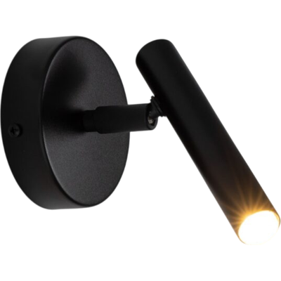 Lampada da Parete Sigma - Regolabile, Nera - 15cm Lampada da Parete Sigma - Regolabile, Nera - 15cm