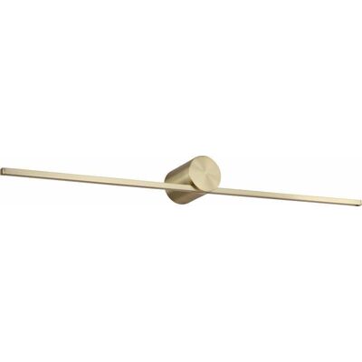 LIGHT PRESTIGE Lampada Da Parete Led Prestige Modern Slim Per Bagno, Colore Oro, 8 W, 60 Cm, Ip44. LIGHT PRESTIGE Lampada Da Parete Led Prestige Modern Slim Per Bagno, Colore Oro, 8 W, 60 Cm, Ip44.