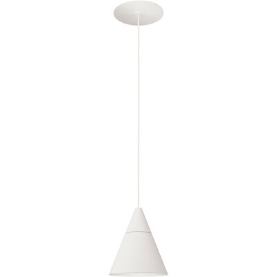 BENEITO FAURE Zoe Suspension Recessed - Lampada A Sospensione Conica Led 7w, 38º, 2700k, Finitura Bianco Opaco, Cri90, Ugr19 - Beneito & Faure BENEITO FAURE Zoe Suspension Recessed - Lampada A Sospensione Conica Led 7w, 38º, 2700k, Finitura Bianco Opaco, Cri90, Ugr19 - Beneito & Faure