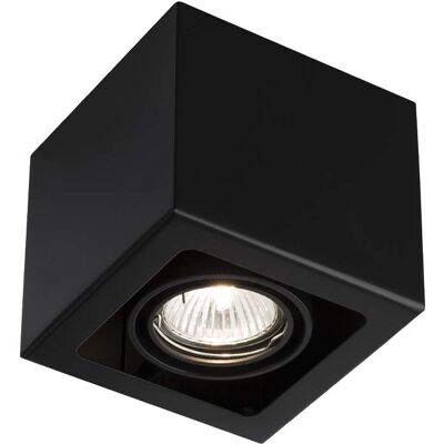 SHILO Spot Soffitto Quadrato Nero Orientabile Gu10 10w Awa 1135 SHILO Spot Soffitto Quadrato Nero Orientabile Gu10 10w Awa 1135