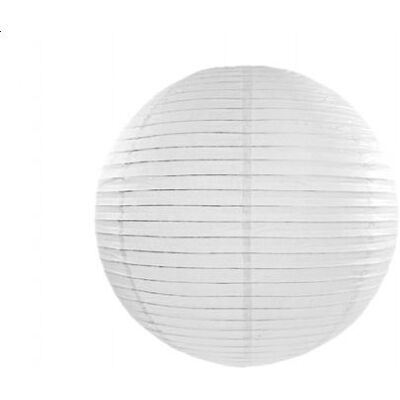 OEM Lanterna Di Carta Rotonda 25 Cm Bianca 1 Pz. OEM Lanterna Di Carta Rotonda 25 Cm Bianca 1 Pz.