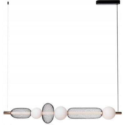 MAXLIGHT Lampada A Sospensione Bora Led 29w Nero/oro MAXLIGHT Lampada A Sospensione Bora Led 29w Nero/oro