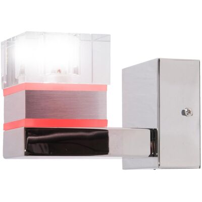 Brilliant G81810/15 Lampada da parete RGB cromata - Tipo a parete Brilliant G81810/15 Lampada da parete RGB cromata - Tipo a parete