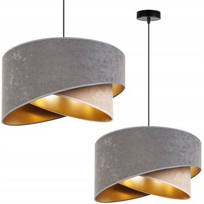 OEM Lampada A Sospensione, Lampadario Da Soffitto, Paralume In Velluto Dorato OEM Lampada A Sospensione, Lampadario Da Soffitto, Paralume In Velluto Dorato