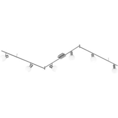 ETC-SHOP - LED faretto a soffitto - Nichel - Lampada da soffitto ETC-SHOP - LED faretto a soffitto - Nichel - Lampada da soffitto
