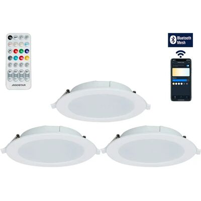 AIGOSTAR Lampada Downlight 9w Bluetooth Regolabile 3 Pezzi AIGOSTAR Lampada Downlight 9w Bluetooth Regolabile 3 Pezzi