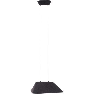 MAXLIGHT Lampada A Sospensione Carbon In Feltro Nero Led 8w MAXLIGHT Lampada A Sospensione Carbon In Feltro Nero Led 8w
