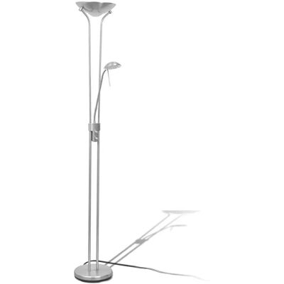 HELLOSHOP26 Lampada Da Terra Moderna A Led Regolabile 180 X 25 Cm Doppia Illuminazione Atmosfera Accogliente In Acciaio Nichel Satinato 020046269 HELLOSHOP26 Lampada Da Terra Moderna A Led Regolabile 180 X 25 Cm Doppia Illuminazione Atmosfera Accogliente In Acciaio Nichel Satinato 020046269