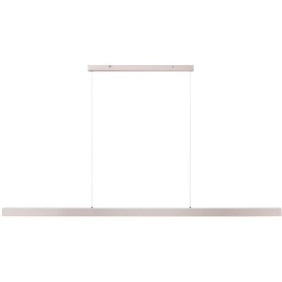 BELIANI Lampada A Sospensione Lineare A Led In Metallo 160 Cm Rame Baddana BELIANI Lampada A Sospensione Lineare A Led In Metallo 160 Cm Rame Baddana
