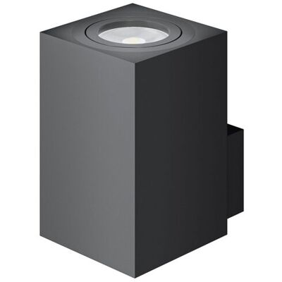BENEITO FAURE Zio Wall Applique Led Da Parete Nero Opaco 38° Per Lampadina Gu10 50mm, Design Moderno Quadrato Per Illuminazione D'Interni - Beneito & Faure BENEITO FAURE Zio Wall Applique Led Da Parete Nero Opaco 38° Per Lampadina Gu10 50mm, Design Moderno Quadrato Per Illuminazione D'Interni - Beneito & Faure