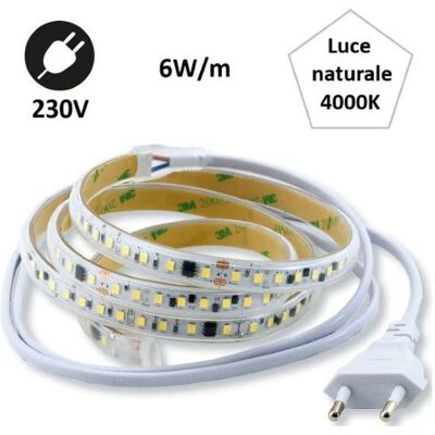 Beghelli Strip Led Ac230 6w Luce Naturale 4000k 1mt Ip65 Beghelli Strip Led Ac230 6w Luce Naturale 4000k 1mt Ip65
