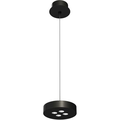 BENEITO FAURE Cookie Suspension Base Led 12w A Sospensione Nero Opaco, Cri90, Cct Switch 2700k-3200k-4000k, Dimmerabile Triac - Beneito & Faure BENEITO FAURE Cookie Suspension Base Led 12w A Sospensione Nero Opaco, Cri90, Cct Switch 2700k-3200k-4000k, Dimmerabile Triac - Beneito & Faure