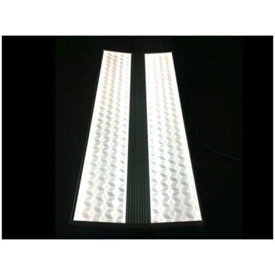 LEDLUX Pannello Led Rettangolare A Sospensione 60w 120x30 Stile Moderna Con Curva LEDLUX Pannello Led Rettangolare A Sospensione 60w 120x30 Stile Moderna Con Curva