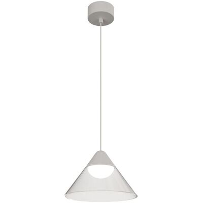 BENEITO FAURE Lampada A Sospensione Led Ark Surface 6w 90º 3000k Bianco/trasparente, Design Conico Per Interni - Beneito & Faure - Illuminazione BENEITO FAURE Lampada A Sospensione Led Ark Surface 6w 90º 3000k Bianco/trasparente, Design Conico Per Interni - Beneito & Faure - Illuminazione