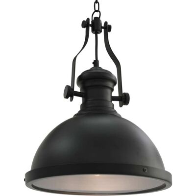 vidaXL Lampada da Soffitto Nera Rotonda E27 - Lampada da soffitto vidaXL Lampada da Soffitto Nera Rotonda E27 - Lampada da soffitto