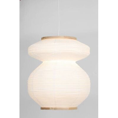 ATMOSPHERA Lampada A Sospensione Nika Rotonda, Diametro 45 Cm, Bianca - Créateur D'Intérieur ATMOSPHERA Lampada A Sospensione Nika Rotonda, Diametro 45 Cm, Bianca - Créateur D'Intérieur